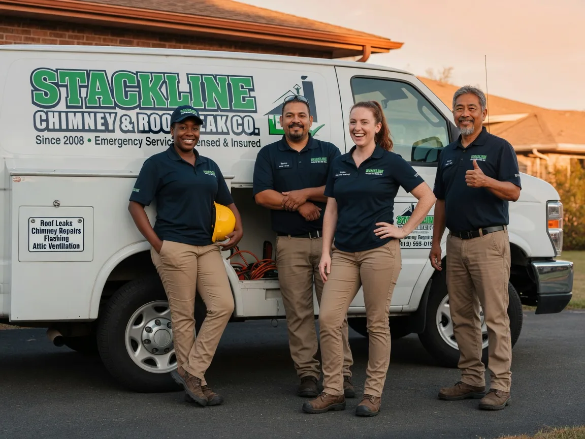 Chimney flashing repair company in Prospect, OH